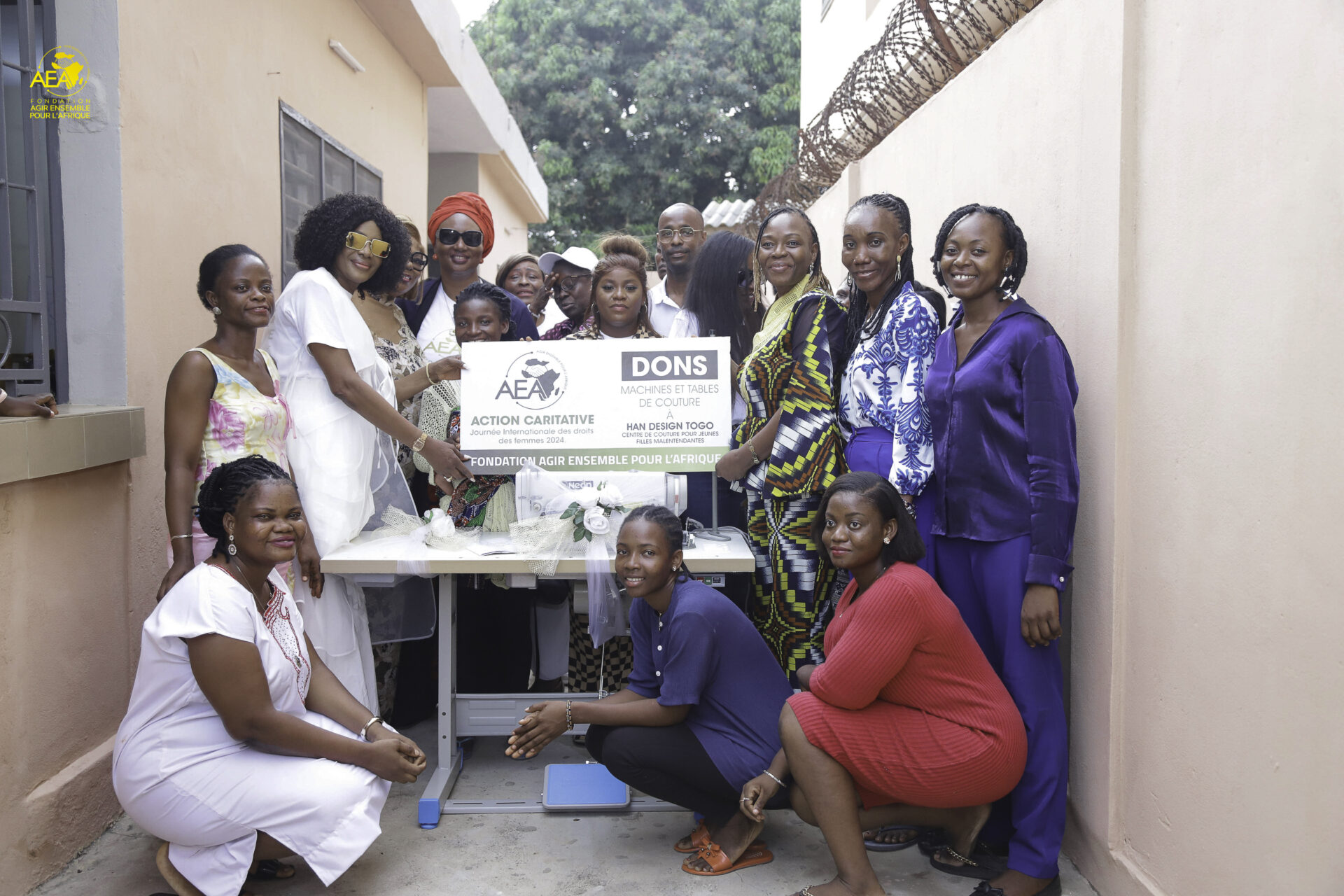 Lire la suite à propos de l’article Don de matériels: La Fondation AEA sensible aux efforts du centre de formation Han Design Togo